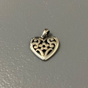 RETIRED James Avery flower and heart charm